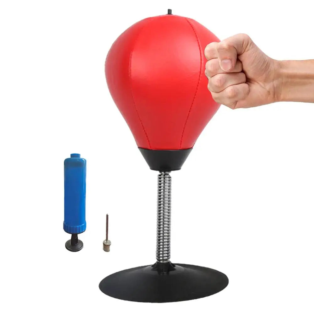 Punching Bag Desktop Punching Bag Stress Buster With Suction Cup Desk Table Boxing Punch Ball Suction Cup Reduce Tension Toys