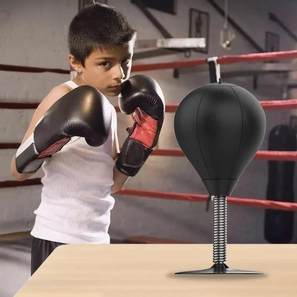 Punching Bag Desktop Punching Bag Stress Buster With Suction Cup Desk Table Boxing Punch Ball Suction Cup Reduce Tension Toys