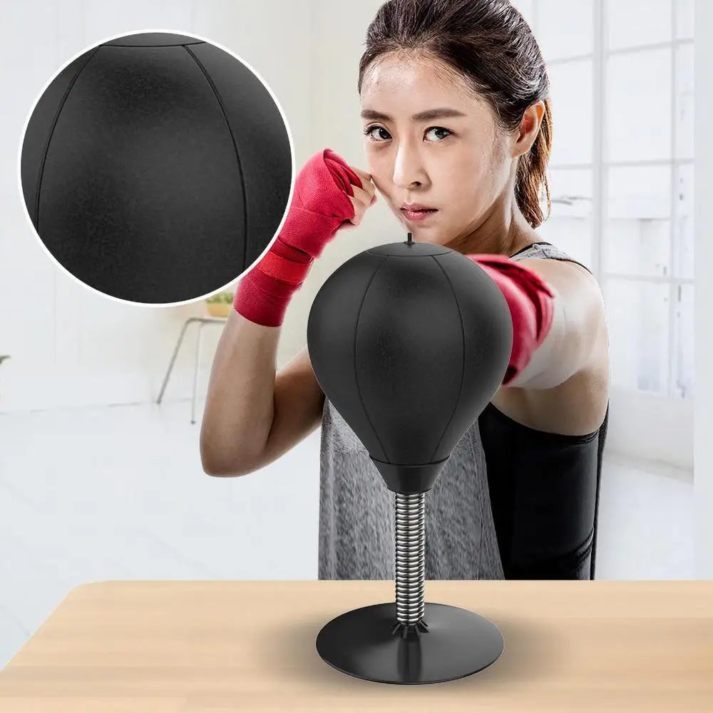 Punching Bag Desktop Punching Bag Stress Buster With Suction Cup Desk Table Boxing Punch Ball Suction Cup Reduce Tension Toys