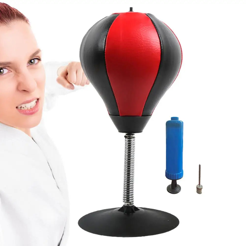 Punching Bag Desktop Punching Bag Stress Buster With Suction Cup Desk Table Boxing Punch Ball Suction Cup Reduce Tension Toys