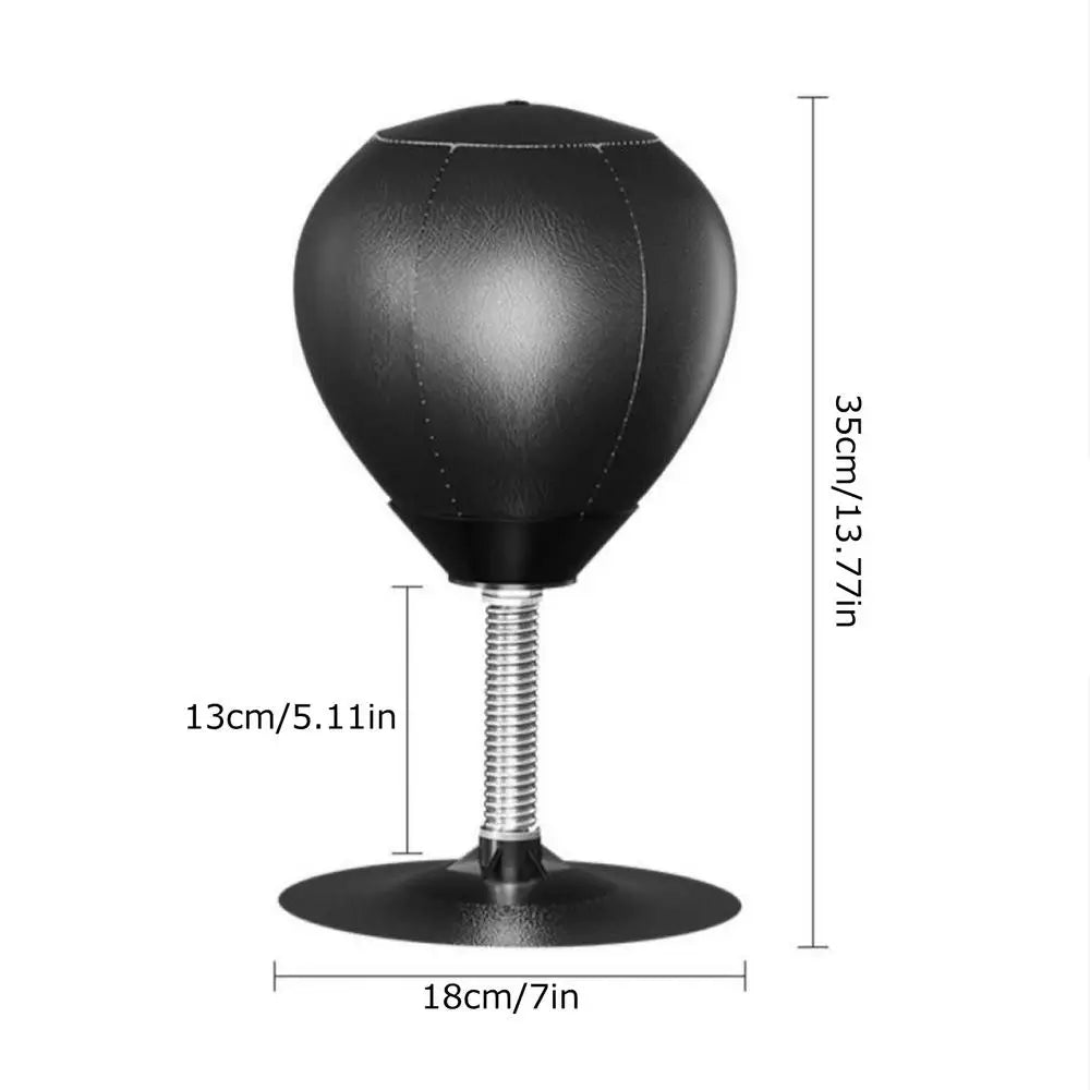 Punching Bag Desktop Punching Bag Stress Buster With Suction Cup Desk Table Boxing Punch Ball Suction Cup Reduce Tension Toys